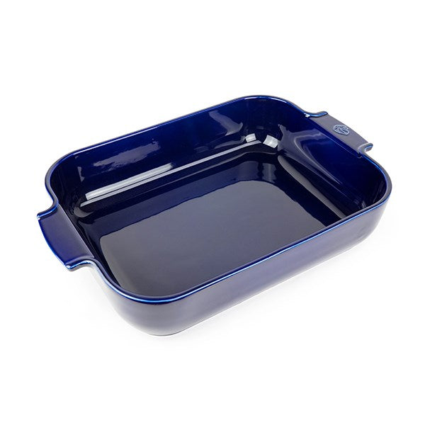 Plat à four céramique Appolia rectangulaire bleu 40 cm Peugeot - Mathon - 1