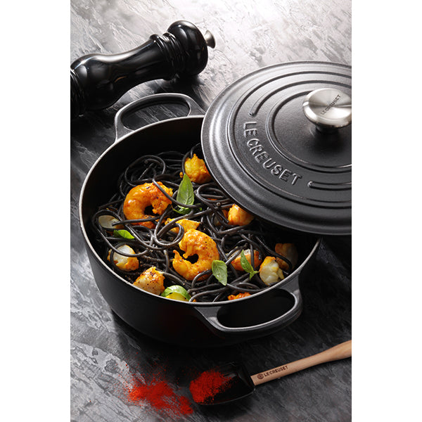 Cocotte fonte rond 26 cm noir Le Creuset - Mathon - 3