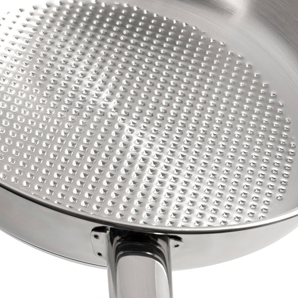 Poêle tout inox avec fond grill 20 cm Artame - Mathon - 2