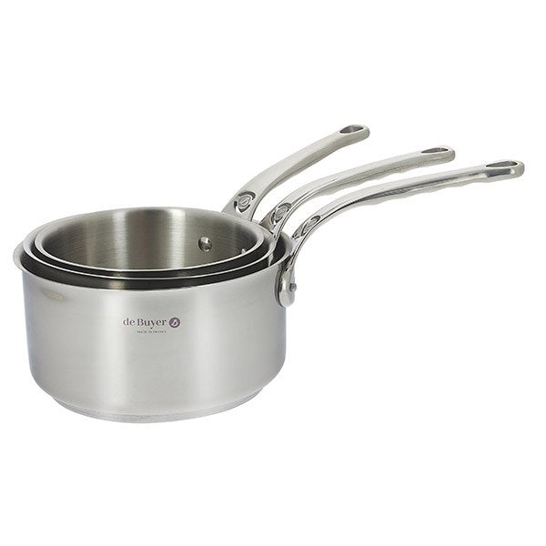 Set 3 casseroles inox Milady 16, 18 et 20 cm De Buyer - Mathon - 1