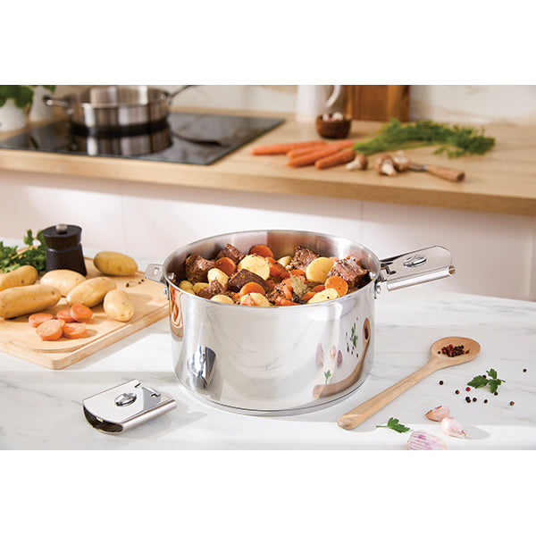 Faitout tout inox Clips’Inox sans manche 24 cm 5,9 L Mathon - Mathon - 2
