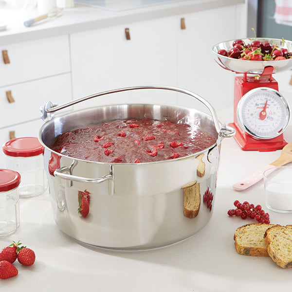 Marmite à crustacés - Bassine à confiture inox 30 cm Mathon - Mathon - 1