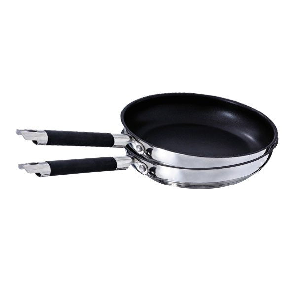 Lot de 2 poêles antiadhésives Rapid Cook 24 et 28 cm Mathon - Mathon - 1