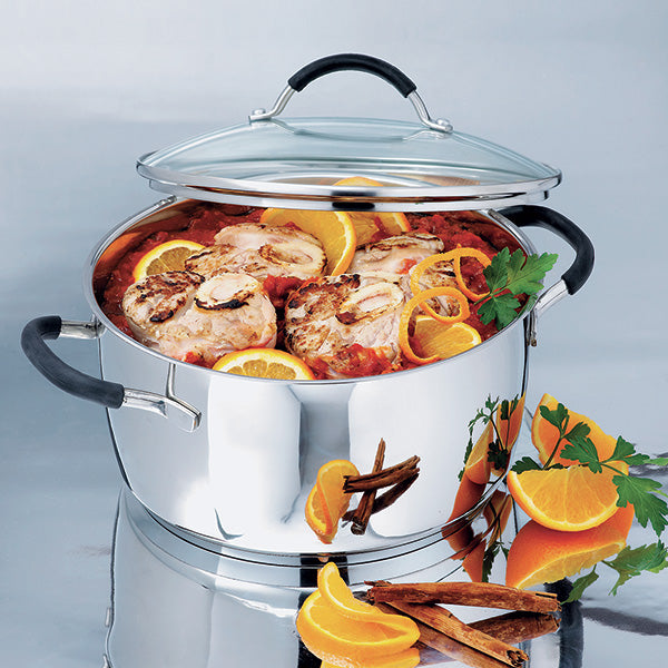 Lot 2 faitouts en inox 24 et 26 cm Rapid’cook Mathon - Mathon - 2