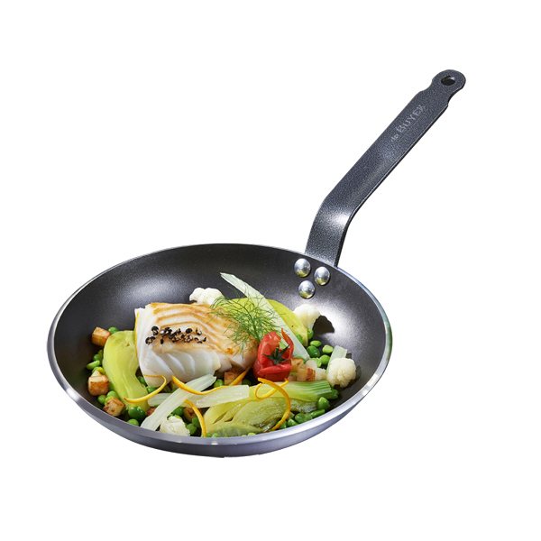 Poêle 32 cm Alu Choc Resto induction De Buyer - Mathon - 1