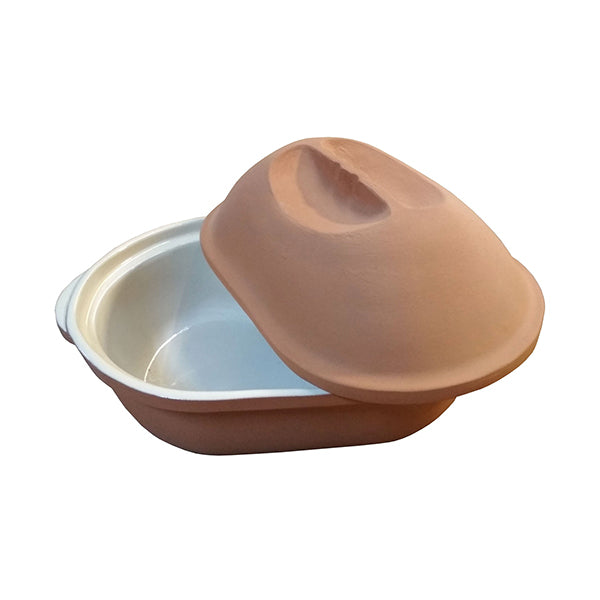 Cocotte en terre cuite ovale 4,2 L Baumalu Baumalu - Mathon