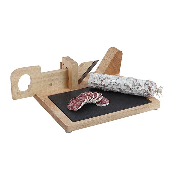 Guillotine à saucisson avec plateau ardoise  Livoo - Mathon - 1