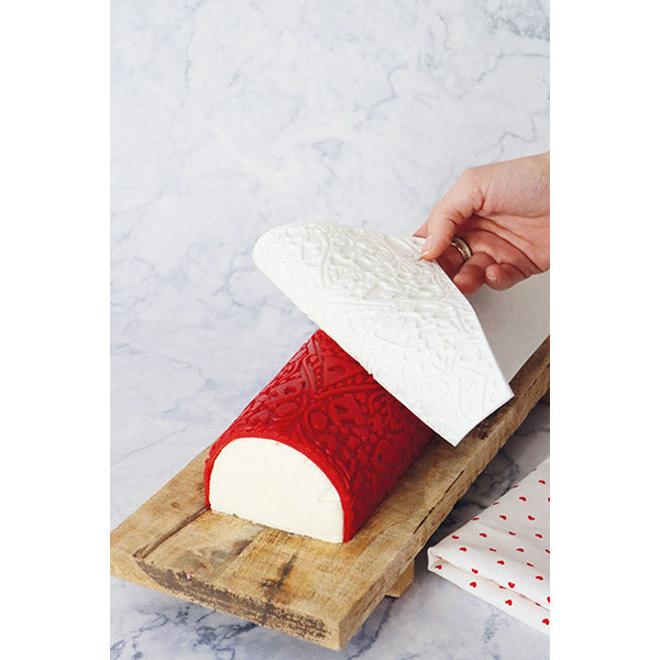 Tapis 3D en silicone à empreinte pour décoration de bûche  Scrapcooking - Mathon - 2