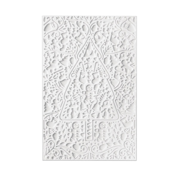 Tapis 3D en silicone à empreinte pour décoration de bûche  Scrapcooking - Mathon - 1