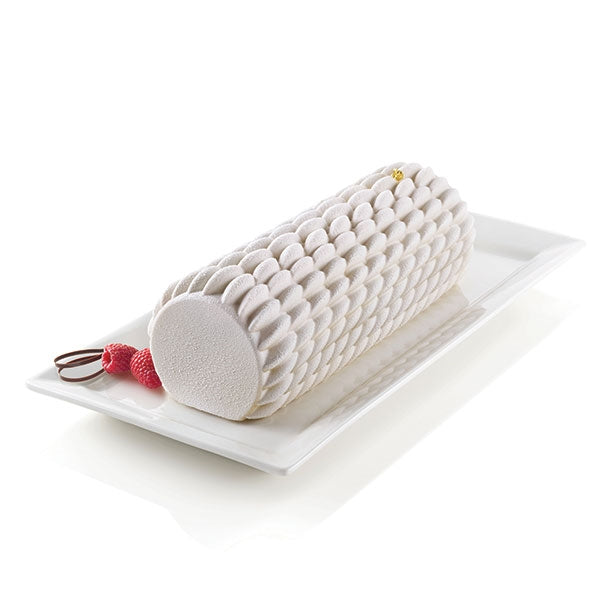 Moule à buche 3D quenelle en silicone  Silikomart - Mathon - 1