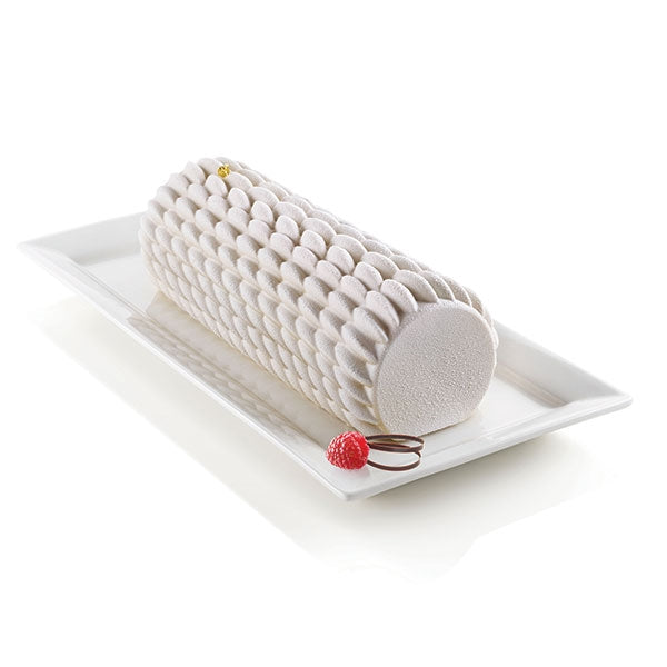 Moule à buche 3D quenelle en silicone  Silikomart - Mathon - 2
