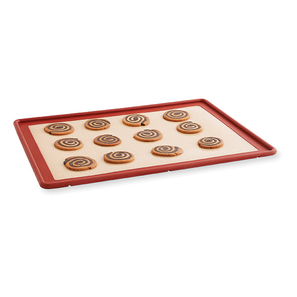 Tapis plaque de cuisson en silicone et fibre de verre structure acier 39,7 x 29,5 cm  Mathon - Mathon - 2