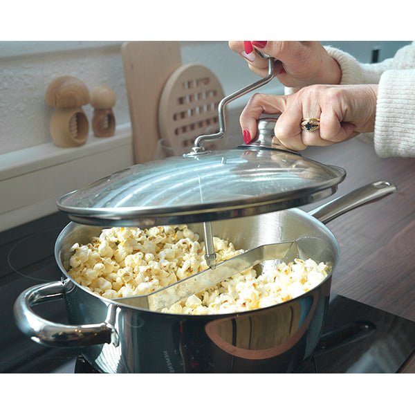 Casserole à popcorn en inox 24,5 cm  Artame - Mathon - 2