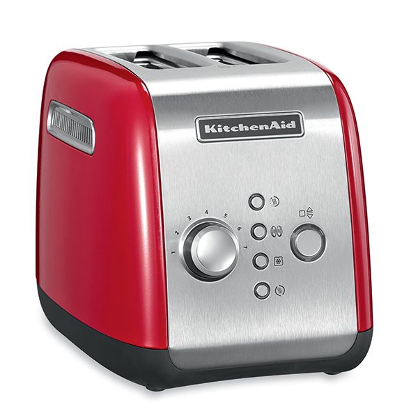 Grille-pain 2 tranches rouge 5KMT221EER Kitchenaid - Mathon - 1