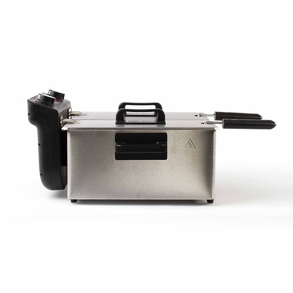 Friteuse double 2 x 3 L inox DOC217 Livoo - Mathon - 1