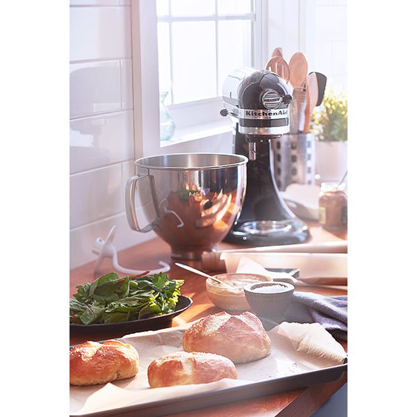Robot pâtissier Artisan tête inclinable 4,8 L 300 W gris étain 5KSM175PSEMS + accessoires Kitchenaid - Mathon - 3